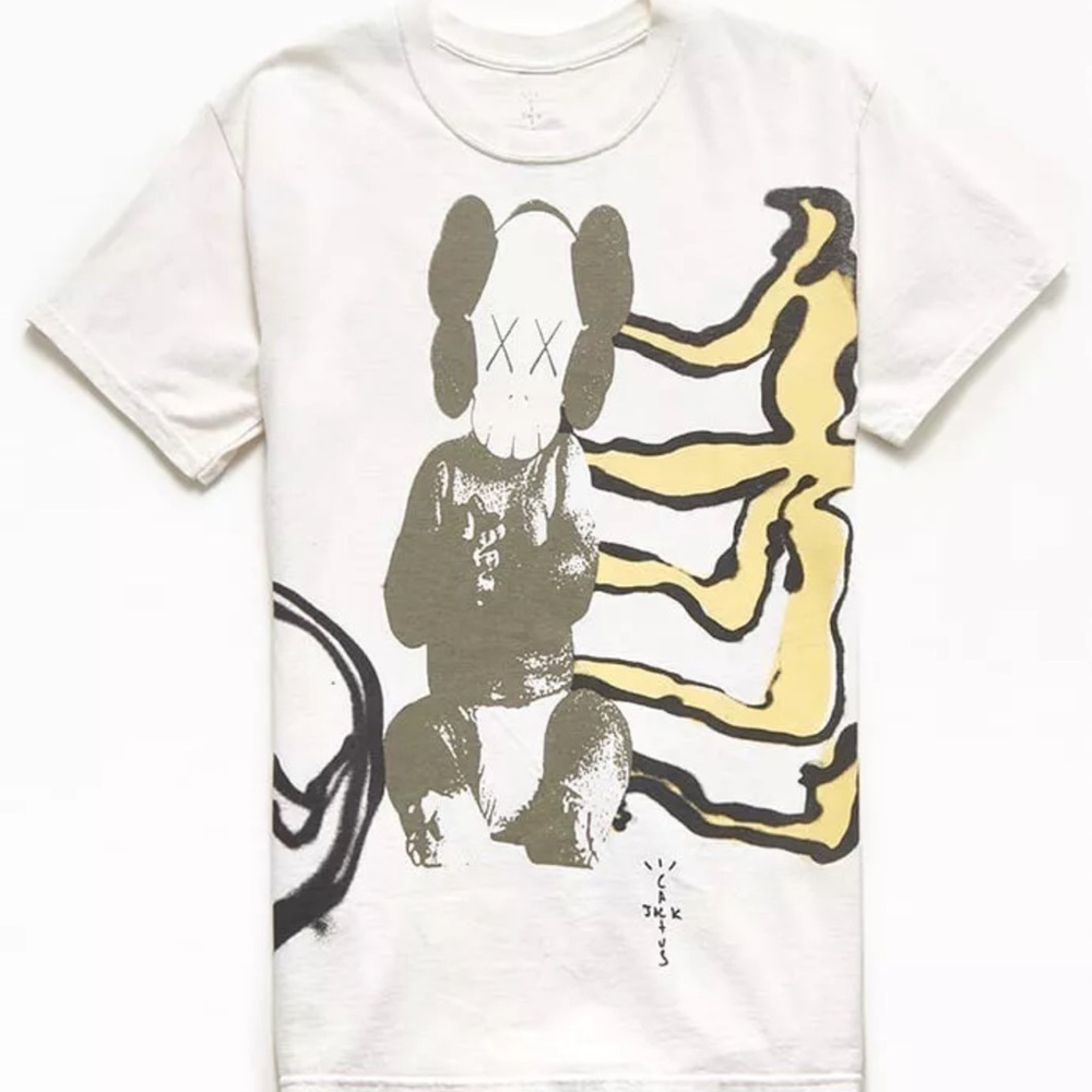 Travis Scott Cactus Jack x KAWS X Fragment Tee Size XL